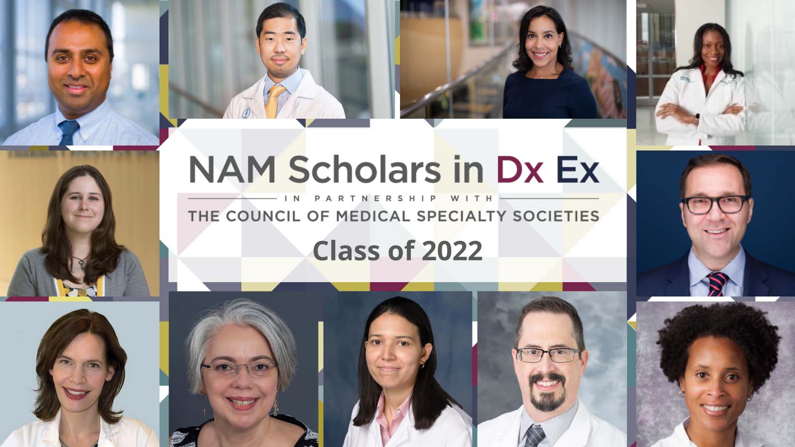 National Academy of Medicine Names 11 Scholars in Diagnostic Excellence